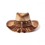 GIANIN SOMBRERO VERANO COWBOY MARRON PINTADO