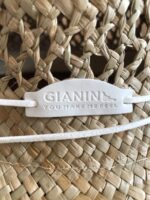 GIANIN SOMBRERO VAQUERO DE PAJA – Blanco y Rosa – Ojo Horus - Imagen 2