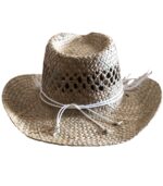 GIANIN SOMBRERO VAQUERO DE PAJA – Personalizado – Ojo Horus - Ibiza… - Imagen 4