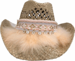GIANIN SOMBRERO VAQUERO DE PAJA – Personalizado – Ojo Horus - Ibiza… - Imagen 2