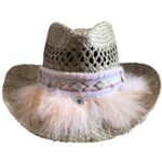 GIANIN SOMBRERO VAQUERO DE PAJA – Personalizado – Ojo Horus - Ibiza…