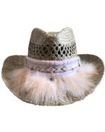 GIANIN SOMBRERO VAQUERO DE PAJA – Personalizado – Ojo Horus - Ibiza…