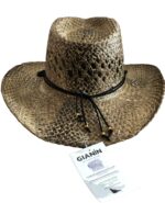 GIANIN SOMBRERO VAQUERO DE PAJA – Marrón y Negro - Imagen 2