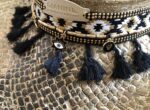 GIANIN SOMBRERO VAQUERO DE PAJA – Negro y dorado - Imagen 3