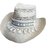 GIANIN SOMBRERO VAQUERO DE PAJA - COWBOY HAT BEIGE