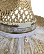 SOMBRERO DE PAJA - BLANCO - Imagen 3