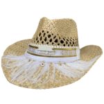 SOMBRERO DE PAJA - BLANCO
