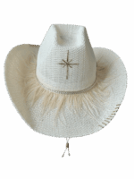 SOMBRERO COWBOY BEIGE BOHO CHIC