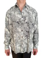 CAMISA HOMBRE – TIGRE Y PALMERAS